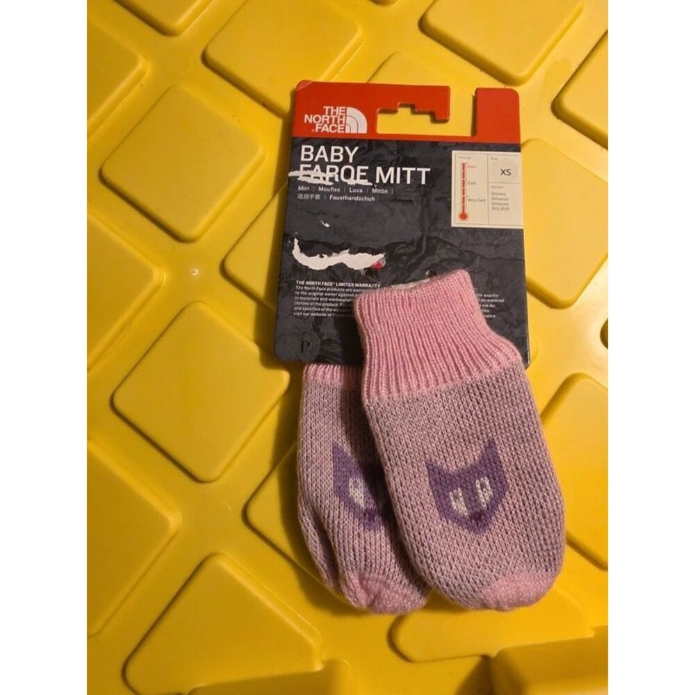 The north face baby mittens size xs